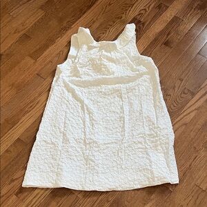 Umgee white dress with tie back large NWT